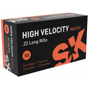 SK 420137 High Velocity 22 Lr 40 Gr High Velocity Match 50 Per Box/ 100 Case