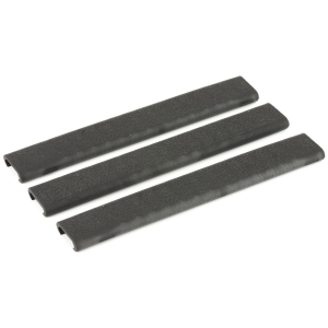 Ergo 4379BK Textured Slim Line Rail Covers 18 Slot Polymer Black