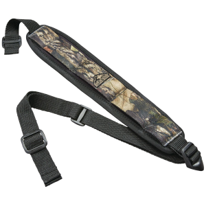 Butler Creek 180017 Comfort Stretch Rifle Sling Sling Mossy Oak Break-Up Country Neoprene w/Non-Slip Grippers 20 in-46 in OAL 2.50 in Wide Adjustable Design