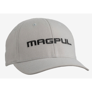 Magpul MAG1103-020 Wordmark Stretch Fit Gray Adjustable Snapback L/XL Fitted