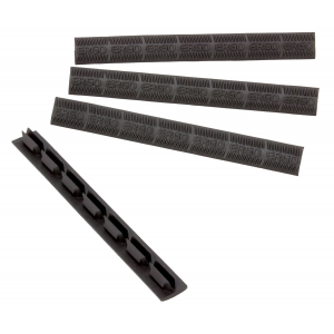 Ergo 4332BK M-Lok WedgeLok Slot Cover Mossberg Textured Black Rubber 4 Per Pack