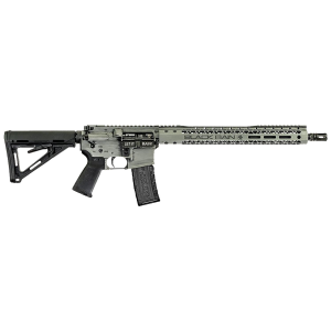 Black Rain Ordnance BROSS2020FRSG Fission 5.56x45mm NATO 30+1 16 in Chrome Moly Barrel, A2 Flash Hider, Smith Grey Battleworn Cerakote 7075-T6 Receiver, Magpul MOE Stock & Grip, 15 in Slim M-Lok Handguard, Rifle
