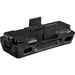 Magpul MAG024-BLK L-Plate made of Stainless Steel with Overmolded Santoprene Rubber & Black Finish for 5.56x45mm NATO USGI 30-Round Aluminum Magazines 3 Per Pack