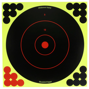 Birchwood Casey TDSNC1212PK Target Dispenser Adhesive Paper 12 in Bullseye\t Includes Pasters 12 PK