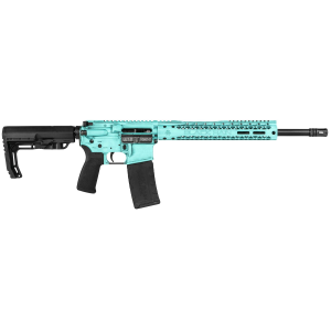 Black Rain Ordnance BROFUSIONTBB Spec15 Fusion 5.56x45mm NATO 30+1 16, Tiffany Blue, 12 M-LOK, MFT EPG16 Grip/Minimalist Stock, Rifle