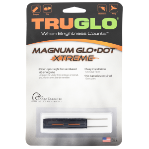 TruGlo TG912XA Magnum GloDot Xtreme Series Black | Red Fiber Optic Front Sight - Truglo