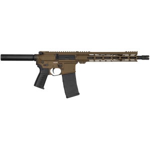 CMMG PE55ADF7AMB Banshee MK4 5.56x45mm NATO 30+1 12.50, Midnight Bronze Rec, Buffer Tube (No Brace), EML11 M-Lok Handgaurd, Zeroed Ambi Controls & Linear Compensator
