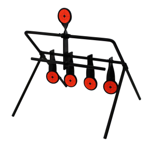 Birchwood Casey 47017 World of Targets Gallery 1.75 in Airgun Black/Orange Steel Circle w/Crosshair & Diamond 0.19 in Thick