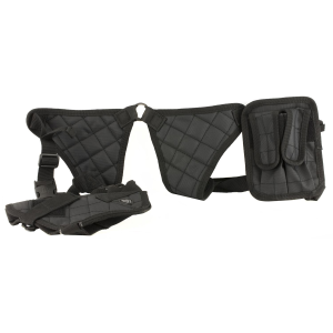 Leapers - UTG Deluxe Shoulder Holster, Ambidextrous, Universal, Black Finish PVC-H170B