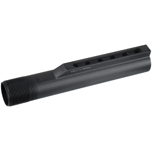 UTG Pro TLU001 Receiver Extension Tube Mil-Spec AR-15 6 position Black Hardcoat Anodized Aluminum, Rifle - Leapers