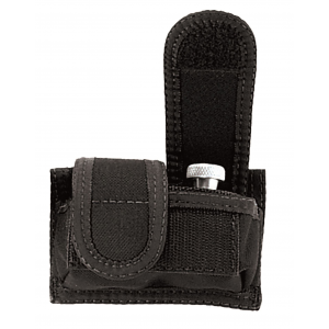 Uncle Mike's 88281 Universal SpeedLoader Mag Pouch Double Black Kodra Nylon Hook & Loop 38 Cal 45 Cal Belts 2.25 in Wide
