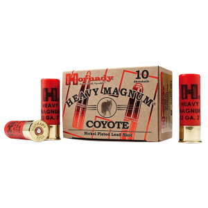 HORNADY 86222 Heavy Magnum Coyote 12 Gauge 3 In 1 1/2 Oz Bb Shot 10 Per Box/ 10 Cs
