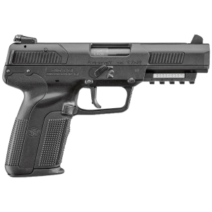 FN America Five Seven, Striker Fired, Full Size, 5.7X28MM, 4.8 in Barrel, Polymer Frame, Matte Finish, Black, Ambidextrous Safety, Adjustable Sights, 10 Rounds, 2 Magazines 3868900752