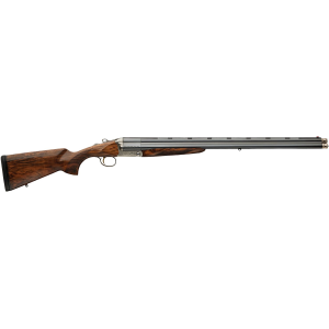 Chiappa 930.354 CD Triple Crown Empire Grade Full Size 20/28 Gauge Break Open 3+1 26 Blued Chrome Lined Vent Rib Barrel, Silver Engraved Steel Receiver, Fixed Oiled Walnut Stock, Shotgun