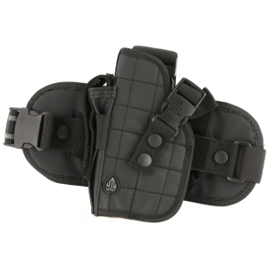 Leapers - UTG Special Ops Universal, Leg Holster, Fits Most Large Autos, Left Hand, Black Finish PVC-H178BL