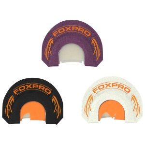 Foxpro HYBRIDSPURCOMBO Crooked Spur Hybrid Spur Combo Pack Diaphragm Call Double Reed Turkey Sounds Attracts Turkeys Black/Purple/White 3 Piece