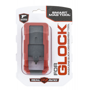 Real Avid AVGLOCKMT Smart Mag Tool Compatible w/Glock\t Gray/Red Plastic