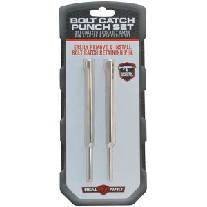 Real Avid AVBCPS Bolt Catch Punch Set Silver 223 Rem/5.56x45mm NATO AR-Platform 2 Pieces