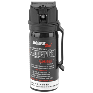 Sabre MK3CFTGBC Crossfire Pepper Gel 18 Bursts Range 18 ft Black