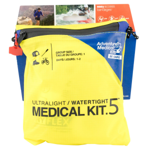 Adventure Medical Kits 01250292 Ultralight / Watertight #5 Medical Kit First Aid Watertight Yellow Nylon