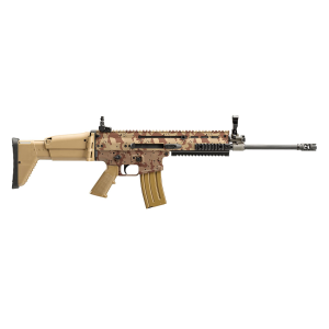 FN 3810169902 SCAR 16S 5.56x45mm NATO 30+1 16 Black Anodized Steel Threaded Barrel, Pic Rail Aluminum Receiver, Synthetic Adj Black Hogue Finger Groove Grip Ambi, Rifle