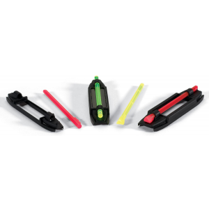 Browning 12859 HiViz Bird Buster Magnetic Shotgun Sights Black | Green/Red/Yellow Fiber Optic Front Sight