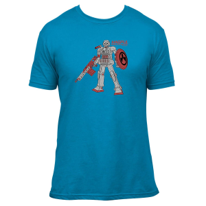 Magpul MAG1311-441-2X R.P.U. Ocean Blue 100% Cotton Short Sleeve 2XL