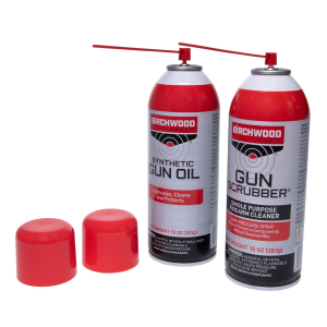 Birchwood Casey 33302 Gun Scrubber & Synthetic Gun Oil Combo Pack 10 oz. Aerosol Can 2 Pack