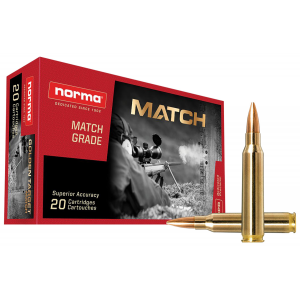 NORMA Ammunition 10157692 Dedicated Precision Golden Target Match 223 Rem 69 Gr Boat Tail Hollow Point 20 Per Box/ 10 Case