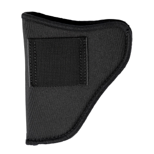 Uncle Mike's 21106 GunMate Hip Holster Size 06 Black Tri-Laminate Belt Clip/Belt Loop Fits Med Frame Pistol Fits 4 in Barrel Belt 2 in Wide Ambidextrous