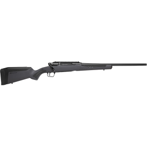 Savage 57906 Impulse Driven Hunter 6.5 Creedmoor 4+1 20 Matte Black Threaded Barrel, Matte Black Carbon Steel Receiver w/Pic Rail Gray AccuStock Synthetic Stock, Ambi, Rifle