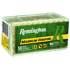 REMINGTON Ammunition 21172 Magnum Rimfire 22 Wmr 40 Gr Pointed Soft Point 50 Per Box/ 40 Cs