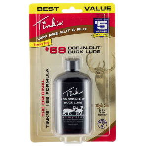 Tinks W6202 #69 Doe-In-Rut Deer Attractant Doe In Estrus Scent 4 oz Bottle