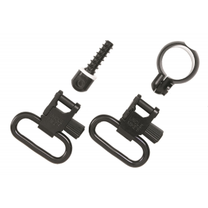 Uncle Mike's 13312 Full Band Swivel Set Quick Detach 115 CF Blued 1.25 in Loop for Lever Action Winchester & Marlin