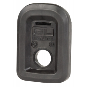 Magpul MAG567-BLK GL L-Plate made of Polymer with OverMolded Rubber & Black Finish for PMAG 17 GL9\t 15 GL9 Magazines