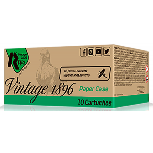 Rio Ammunition VP36FHV8 Vintage 1896 Paper Flyer 12 Gauge 2.75 in 8 Shot 10 Per Box/ 25 Case
