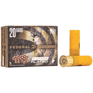 Federal P2563B Premium Magnum 20 Gauge 2.75 in 20 Pellets 1 1/8 oz 3 Buck Shot 5 Per Box/ 50 Cs