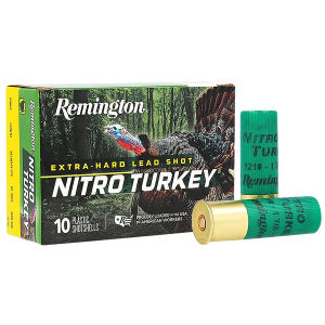 REMINGTON Ammunition 26712 Nitro Turkey 12 Gauge 3.50 In 2 Oz 6 Shot 10 Per Box/ 10 Cs