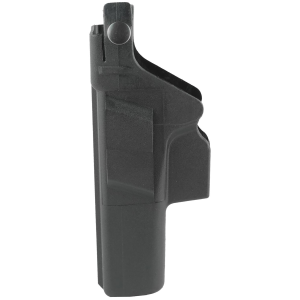 Glock HO17045 Duty Holster OWB Black Polymer w/Thumb Break Retention Strap\t For Use w/Glock 17 Gen3\t4&5/22 Gen 3&4 Only/31 Gen3&4\t Fits 1.77 in (45mm) Belt\t Right Hand