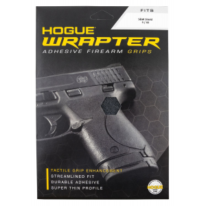 Hogue 18449 Wrapter Adhesive Grip made of Heavy Grit with Black Finish for S&W M&P Shield 9\t 40