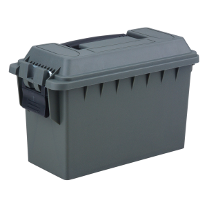 Reliant 10122 Ammo Box 50 Cal Green Plastic 13.75 in x 7.50 in x 9 in (Empty Box) - Reliant