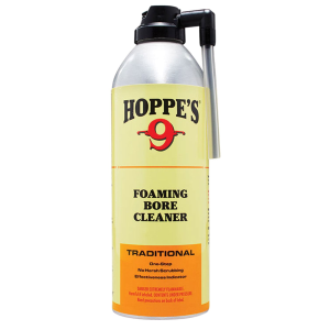 Hoppe's 908 No. 9 Bore Cleaner Foam Style Cleaner Removes Copper & Powder Residue 12 oz. Spray Bottle
