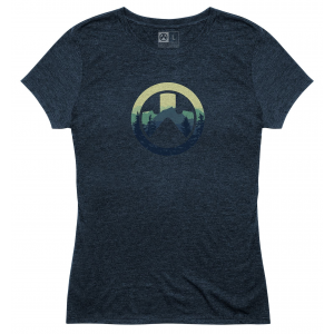 Magpul MAG1193-411-M Cascade Women's Navy Heather Cotton/Polyester Short Sleeve Medium