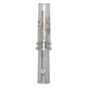 Haydel's Game Calls GHJ Government Hunter Baby Rabbit Open Call Double Reed Baby Cottontail/Jackrabbit Sounds Attracts Predators Clear Acrylic