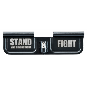 Phase 5 Weapon Systems EPCSTAND Ejection Port Door AR-15 Black Parkerized Steel 3.10 in Engraved inStand & Fight in