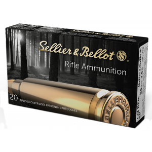 SELLIER & Bellot Sb223b Rifle 223 Rem 55 Gr Soft Point 20 Per Box/ 50 Case