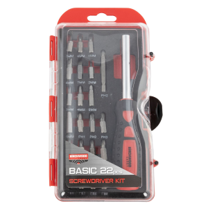 Birchwood Casey BSDS Basic Screwdriver Kit 22 Pieces Includes Slotted/Philips/Torx/Hex Heads