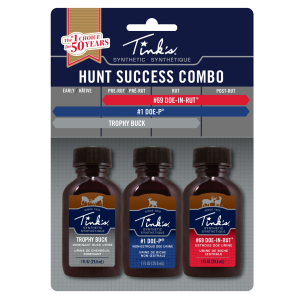 Dead Down Wind W5999 Hunt Success Kit Synthetic Deer Attractant Doe-In-Rut/Doe-P/Trophy Buck Scent 1 oz Bottle