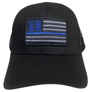 Hornady Gear 10160 Hornady Blue Line Black American Flag Patch