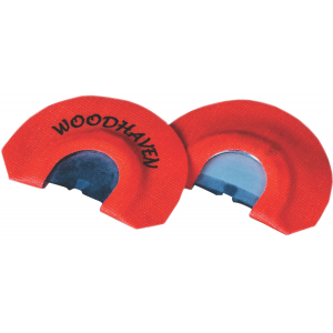 Woodhaven WH197 Toxic Orange Diaphragm Call 2.5 Reed Turkey Hen Sounds Attracts Turkeys Orange